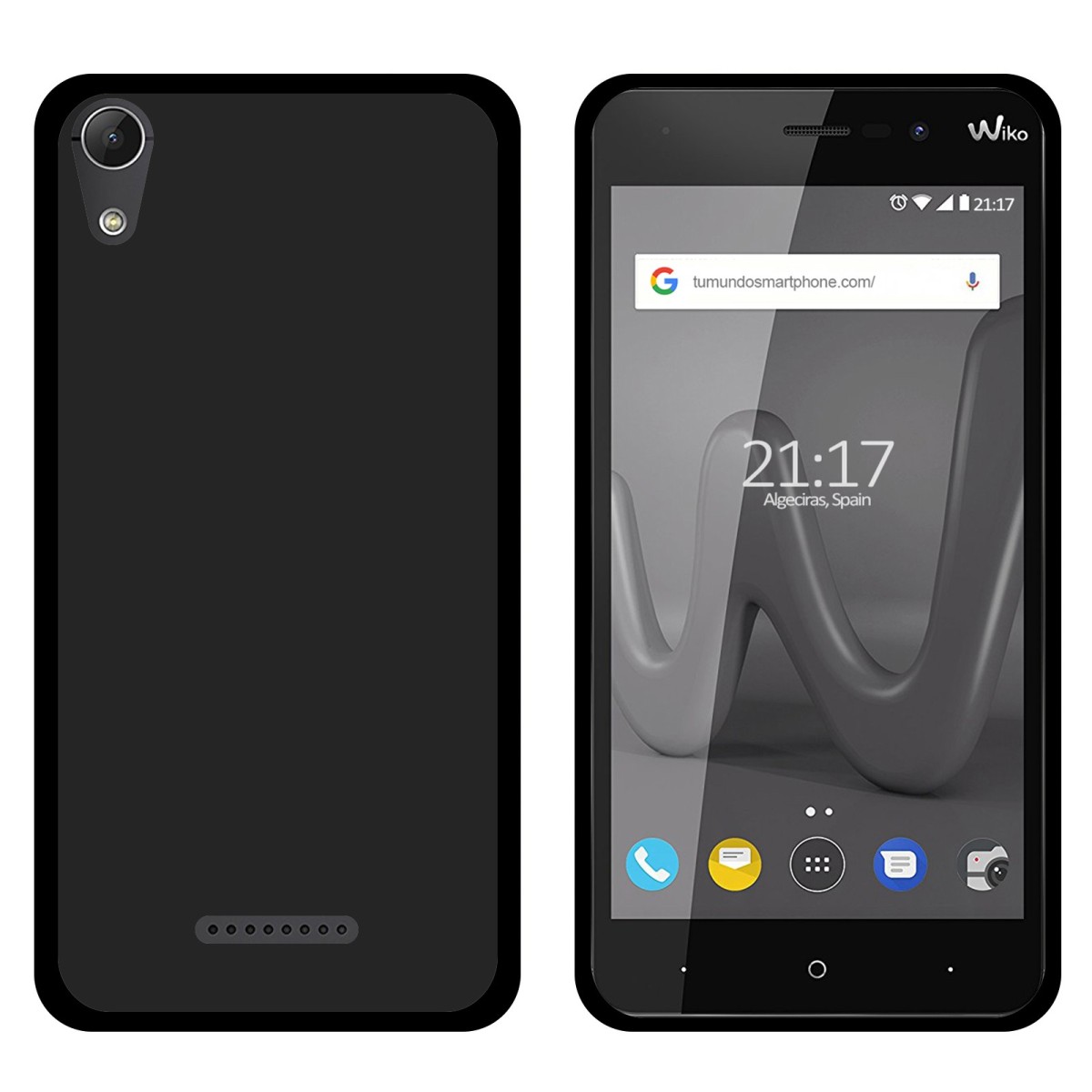 Funda Gel Tpu para Wiko Lenny4 Color Negra
