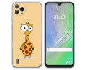 Funda Silicona para Blackview A55 diseño Jirafa Dibujos