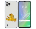 Funda Silicona para Blackview A55 diseño Leones Dibujos