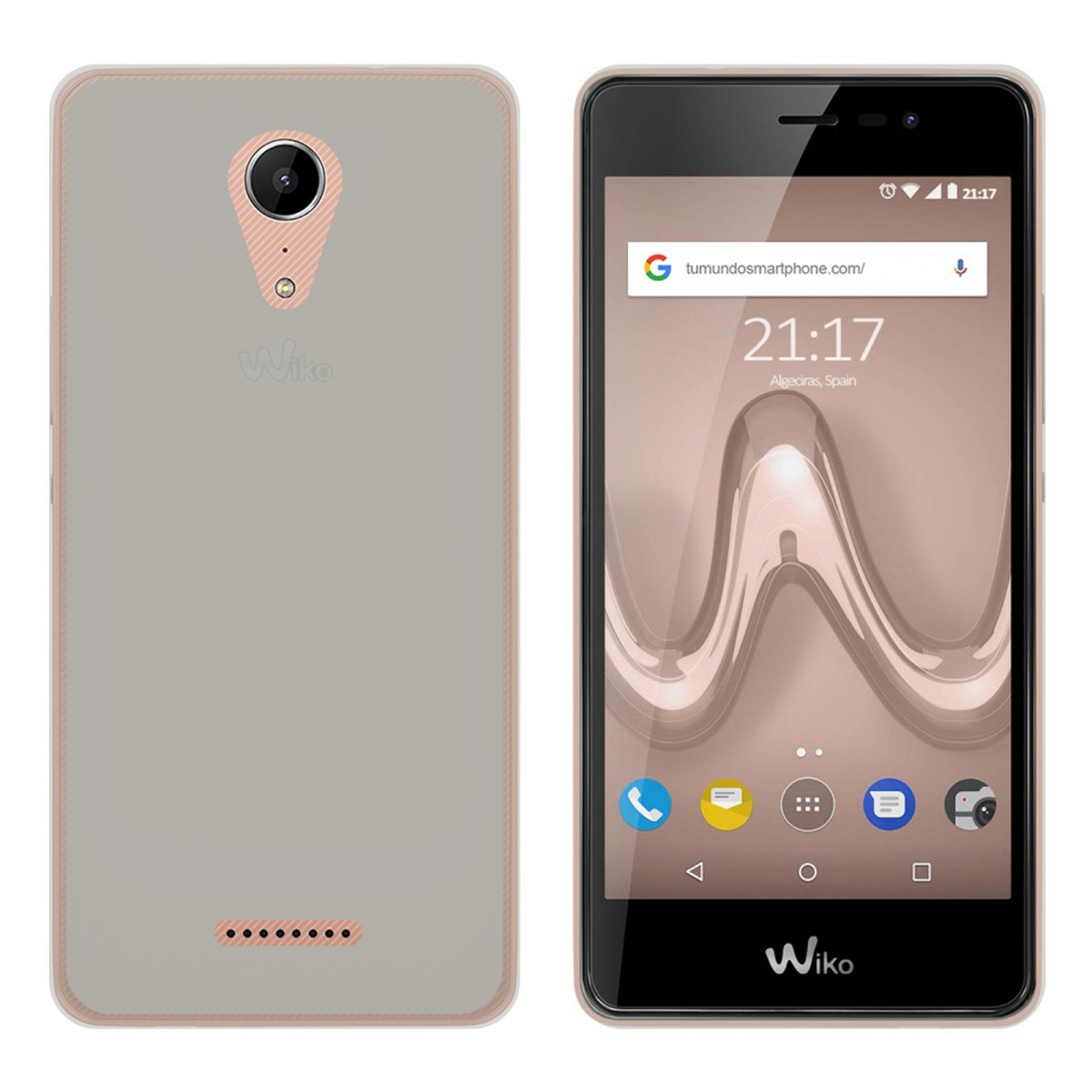 Funda Gel Tpu para Wiko Tommy2 Color Transparente