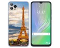 Funda Silicona para Blackview A55 diseño Paris Dibujos