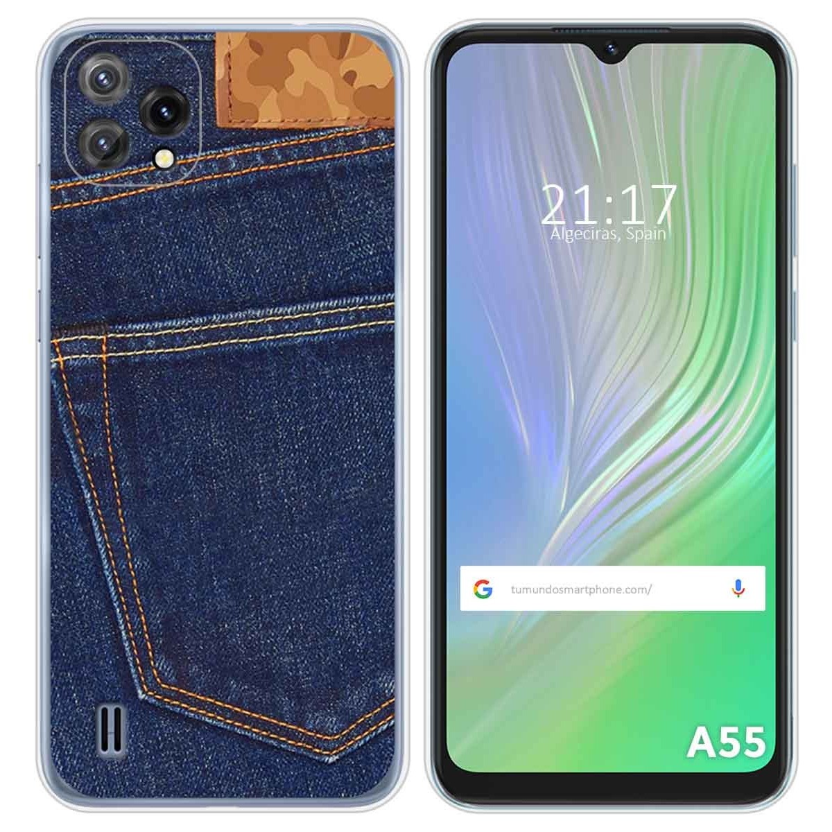 Funda Silicona para Blackview A55 diseño Vaquero Dibujos
