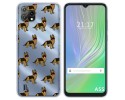 Funda Silicona Transparente para Blackview A55 diseño Perros 09 Dibujos