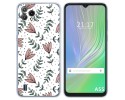 Funda Silicona Transparente para Blackview A55 diseño Flores 01 Dibujos