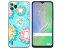 Funda Silicona Transparente para Blackview A55 diseño Flores 05 Dibujos