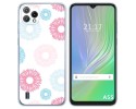 Funda Silicona Transparente para Blackview A55 diseño Flores 06 Dibujos