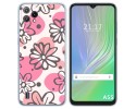 Funda Silicona Transparente para Blackview A55 diseño Flores 09 Dibujos