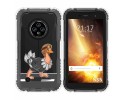 Funda Silicona Transparente para Doogee S35 / S35T / S35 Pro diseño Avestruz Dibujos