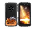 Funda Silicona Transparente para Doogee S35 / S35T / S35 Pro diseño Bufalo Dibujos