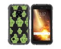 Funda Silicona Transparente para Doogee S35 / S35T / S35 Pro diseño Cactus Dibujos