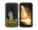 Funda Silicona Transparente para Doogee S35 / S35T / S35 Pro diseño Mono Dibujos