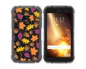 Funda Silicona Transparente para Doogee S35 / S35T / S35 Pro diseño Otoño Dibujos