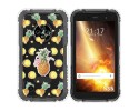 Funda Silicona Transparente para Doogee S35 / S35T / S35 Pro diseño Piña Dibujos