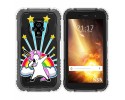 Funda Silicona Transparente para Doogee S35 / S35T / S35 Pro diseño Unicornio Dibujos