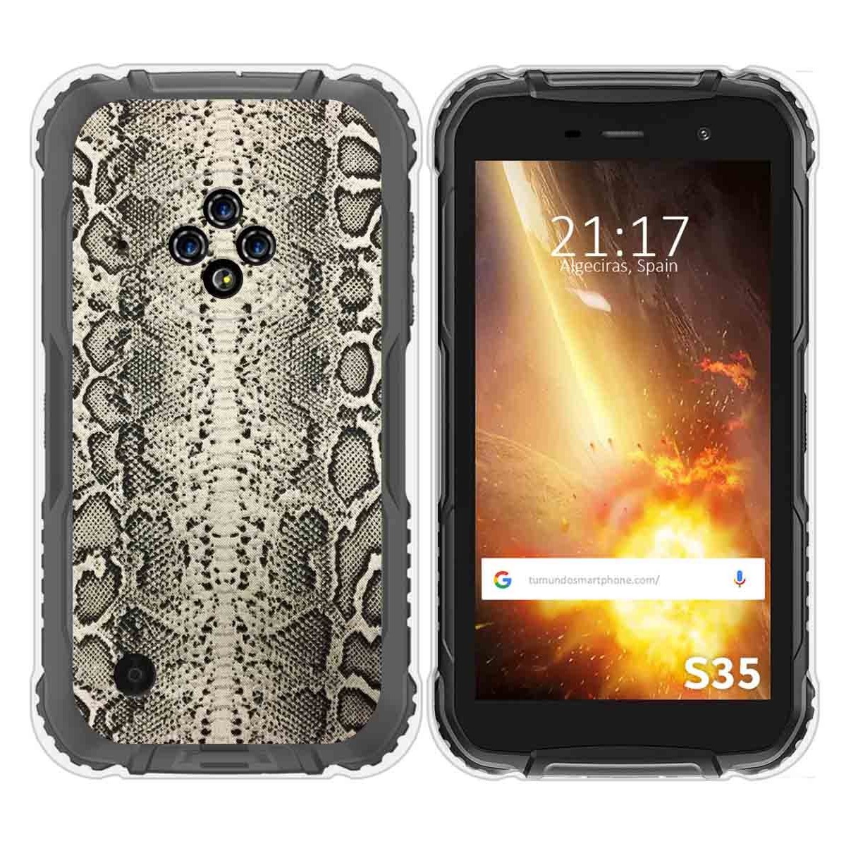 Funda Silicona para Doogee S35 / S35T / S35 Pro diseño Animal 01 Dibujos