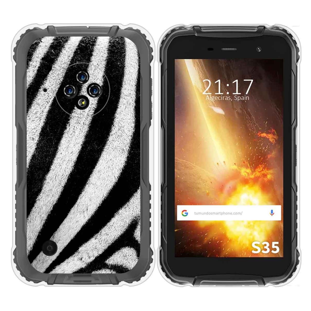 Funda Silicona para Doogee S35 / S35T / S35 Pro diseño Animal 02 Dibujos