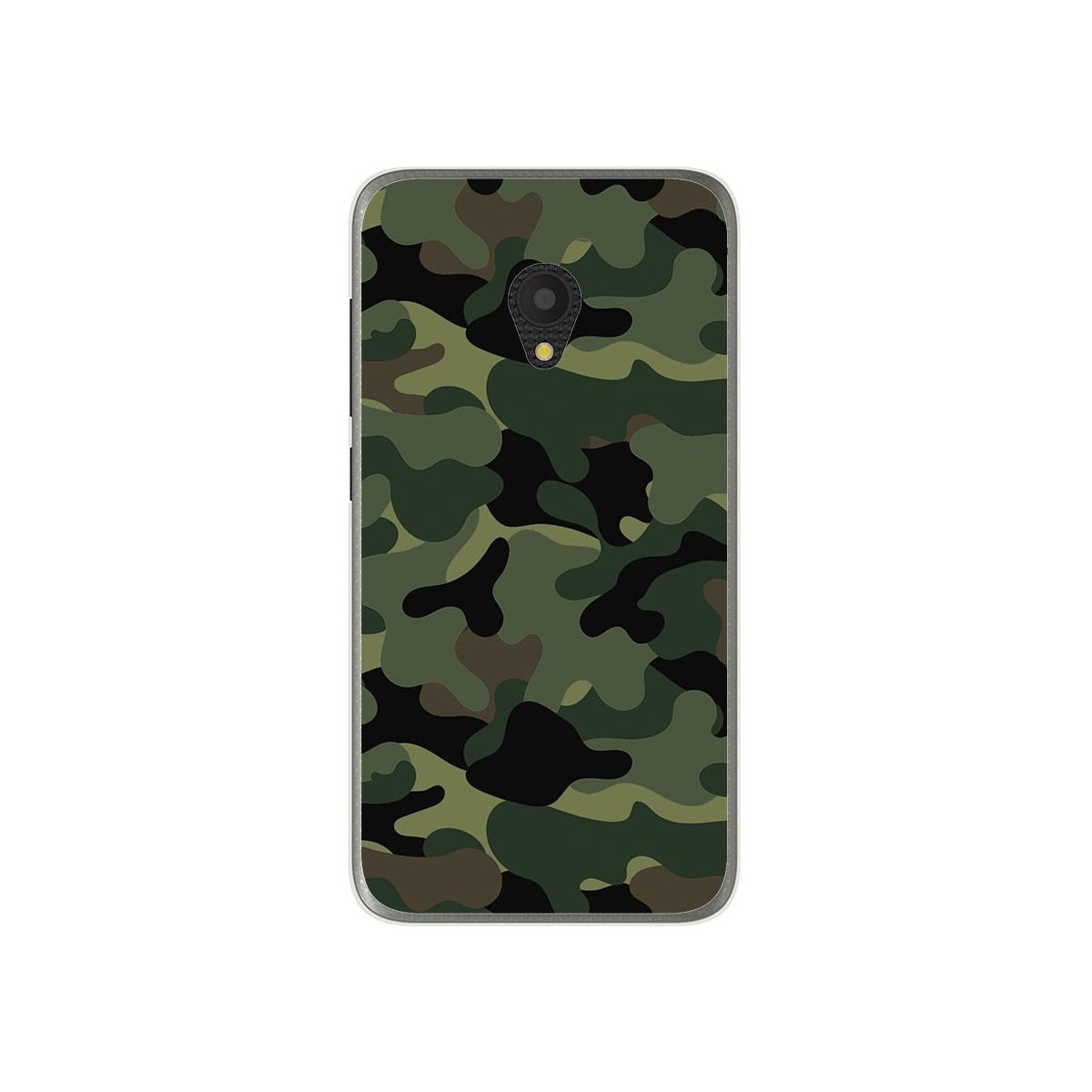 Funda Gel Tpu para Alcatel U5 (4G) / Orange Rise 52 Diseño Camuflaje Dibujos