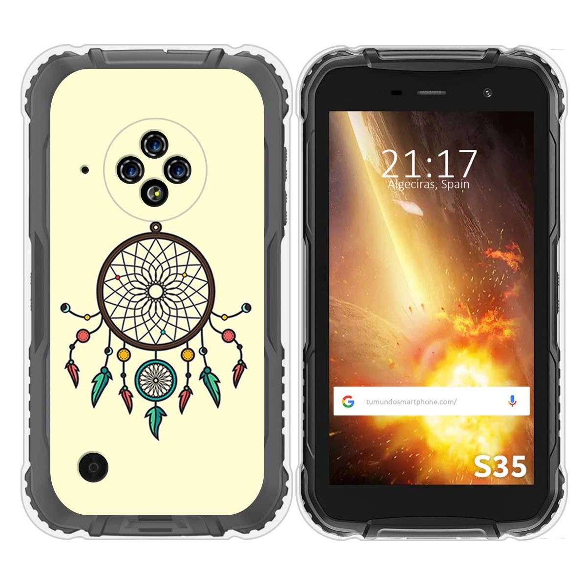 Funda Silicona para Doogee S35 / S35T / S35 Pro diseño Atrapasueños Dibujos