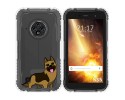 Funda Silicona Transparente para Doogee S35 / S35T / S35 Pro diseño Perros 03 Dibujos
