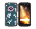 Funda Silicona Transparente para Doogee S35 / S35T / S35 Pro diseño Flores 10 Dibujos