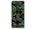 Funda Gel Tpu para Bq Aquaris U Plus Diseño Camuflaje Dibujos