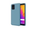 Funda Silicona Líquida Ultra Suave para Alcatel 1B 2022 color Azul
