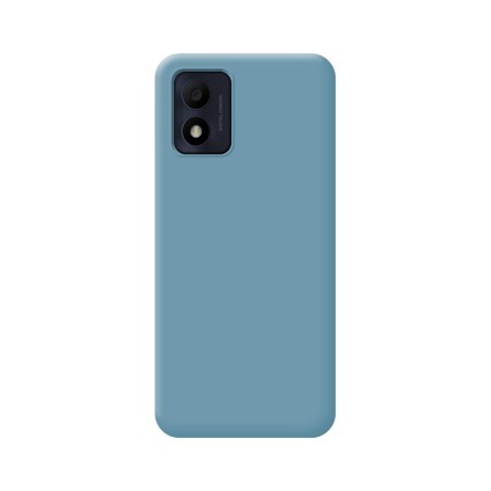 Funda Silicona Líquida Ultra Suave para Alcatel 1B 2022 color Azul
