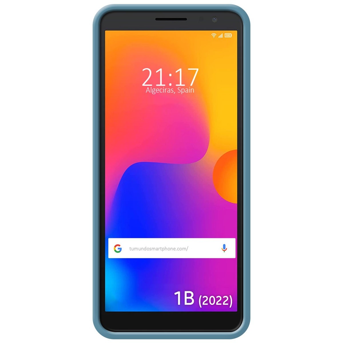 Funda Silicona Líquida Ultra Suave para Alcatel 1B 2022 color Azul