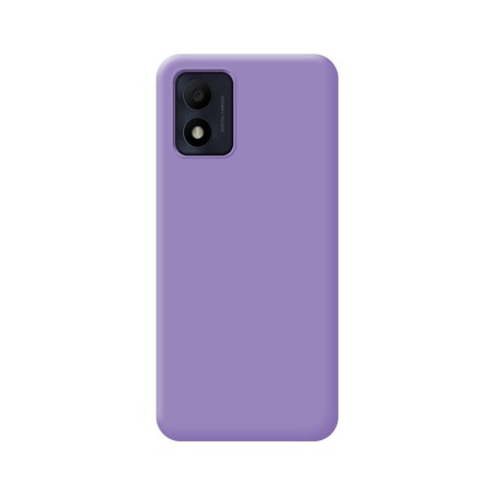 Funda Silicona Líquida Ultra Suave para Alcatel 1B 2022 color Morada