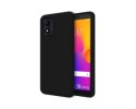 Funda Silicona Líquida Ultra Suave para Alcatel 1B 2022 color Negra