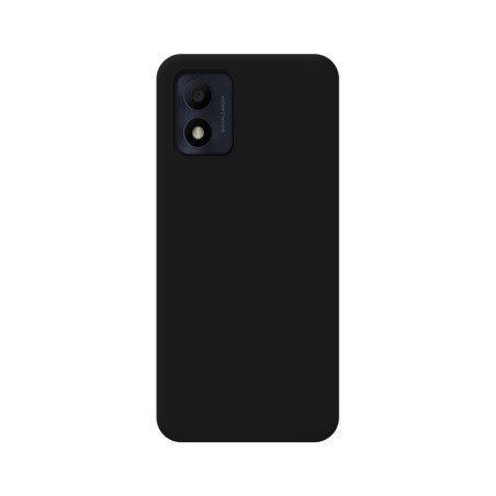 Funda Silicona Líquida Ultra Suave para Alcatel 1B 2022 color Negra