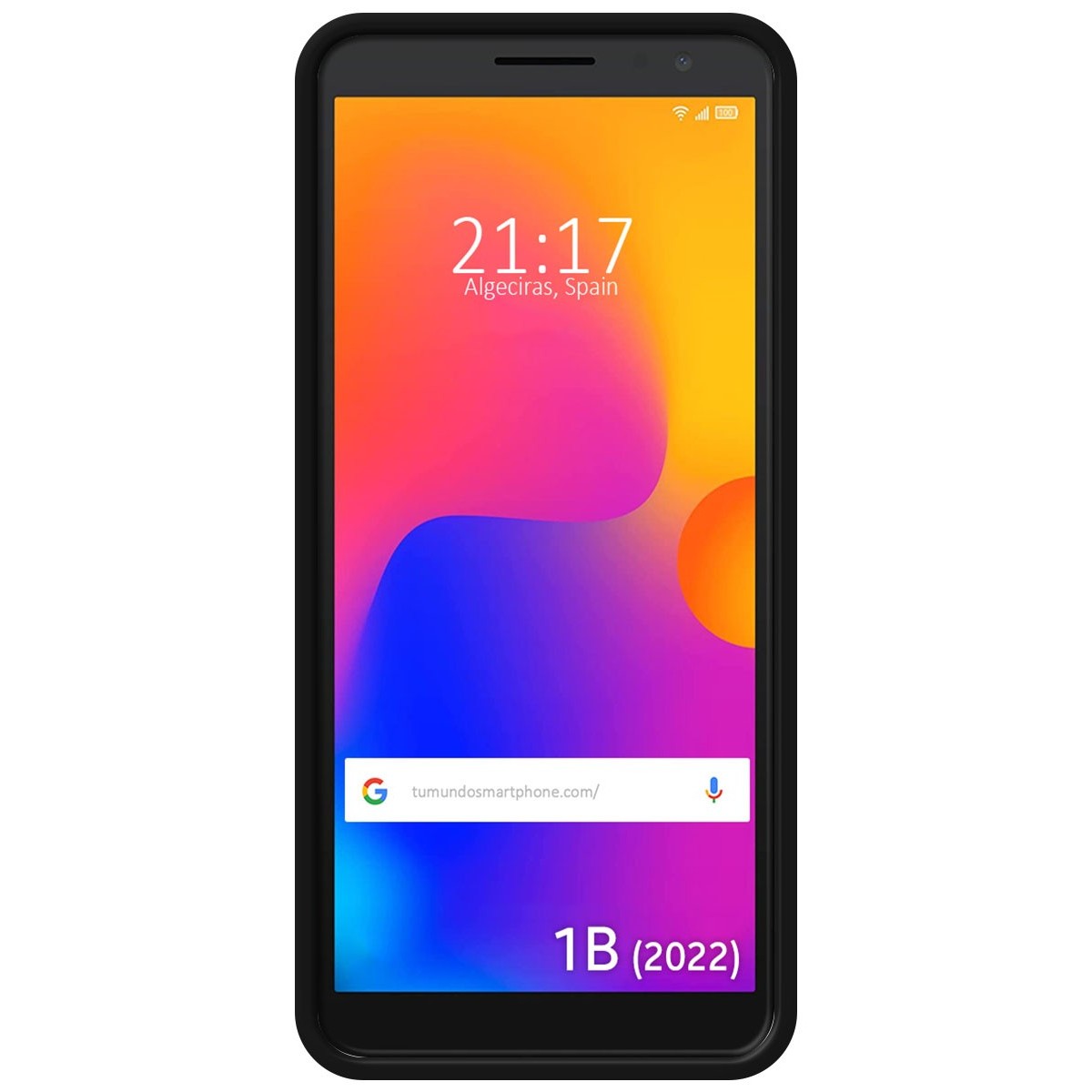 Funda Silicona Líquida Ultra Suave para Alcatel 1B 2022 color Negra