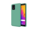 Funda Silicona Líquida Ultra Suave para Alcatel 1B 2022 color Verde