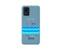 Funda Silicona Líquida Azul para Alcatel 1B 2022 diseño Agua Dibujos