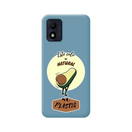 Funda Silicona Líquida Azul para Alcatel 1B 2022 diseño Culo Natural Dibujos