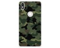 Funda Gel Tpu para Bq Aquaris X5 Plus Diseño Camuflaje Dibujos