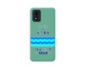Funda Silicona Líquida Verde para Alcatel 1B 2022 diseño Agua Dibujos