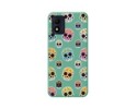 Funda Silicona Líquida Verde para Alcatel 1B 2022 diseño Catrina Dibujos