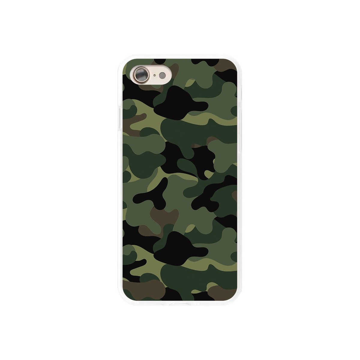 Funda Gel Tpu para Iphone 7 / 8 Diseño Camuflaje Dibujos