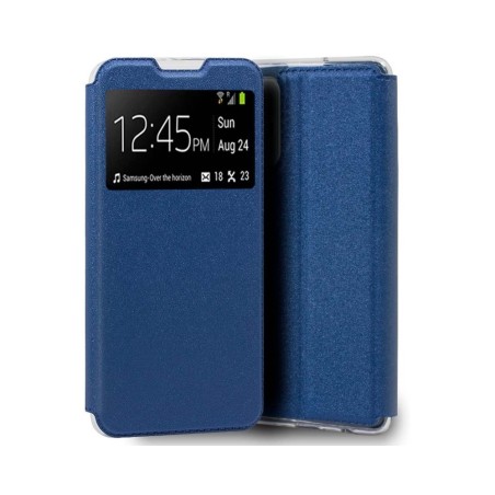 Funda Libro Soporte con Ventana para Xiaomi Redmi Note 11s 5G Color Azul