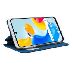 Funda Libro Soporte con Ventana para Xiaomi Redmi Note 11s 5G Color Azul
