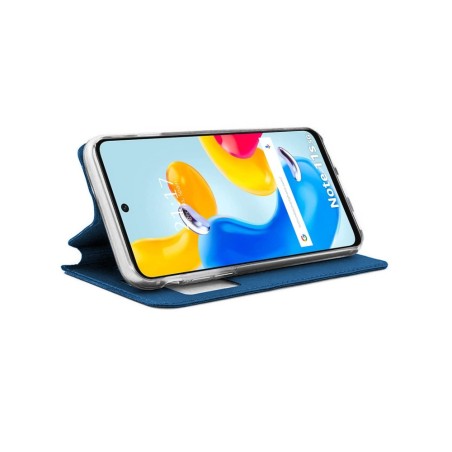 Funda Libro Soporte con Ventana para Xiaomi Redmi Note 11s 5G Color Azul