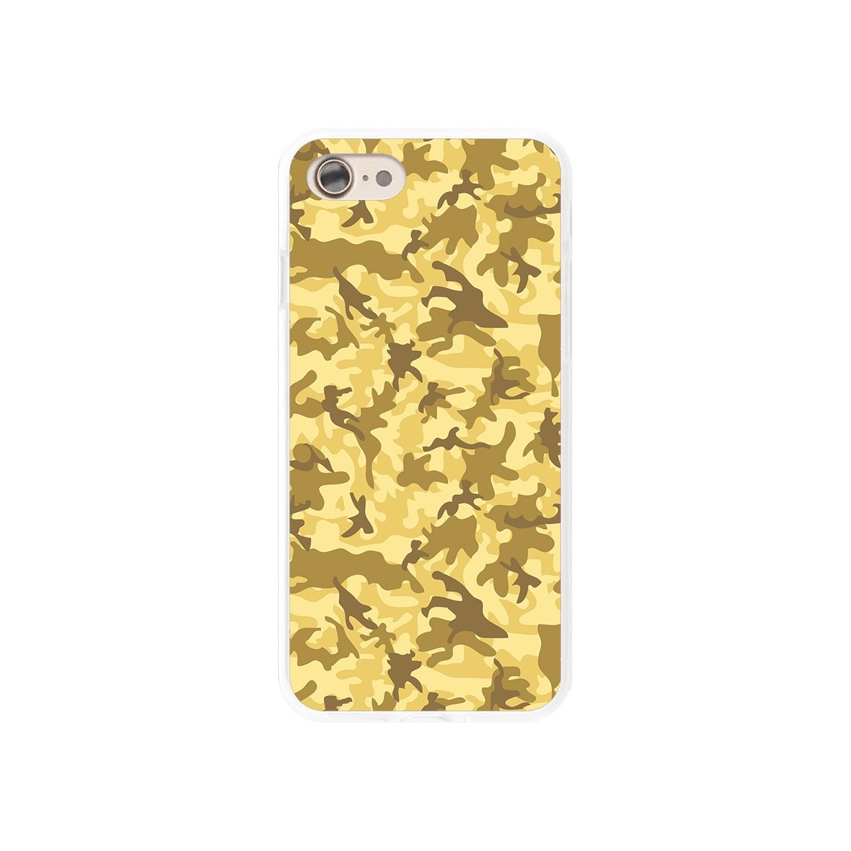 Funda Gel Tpu para Iphone 7 / 8 Diseño Sand Camuflaje Dibujos