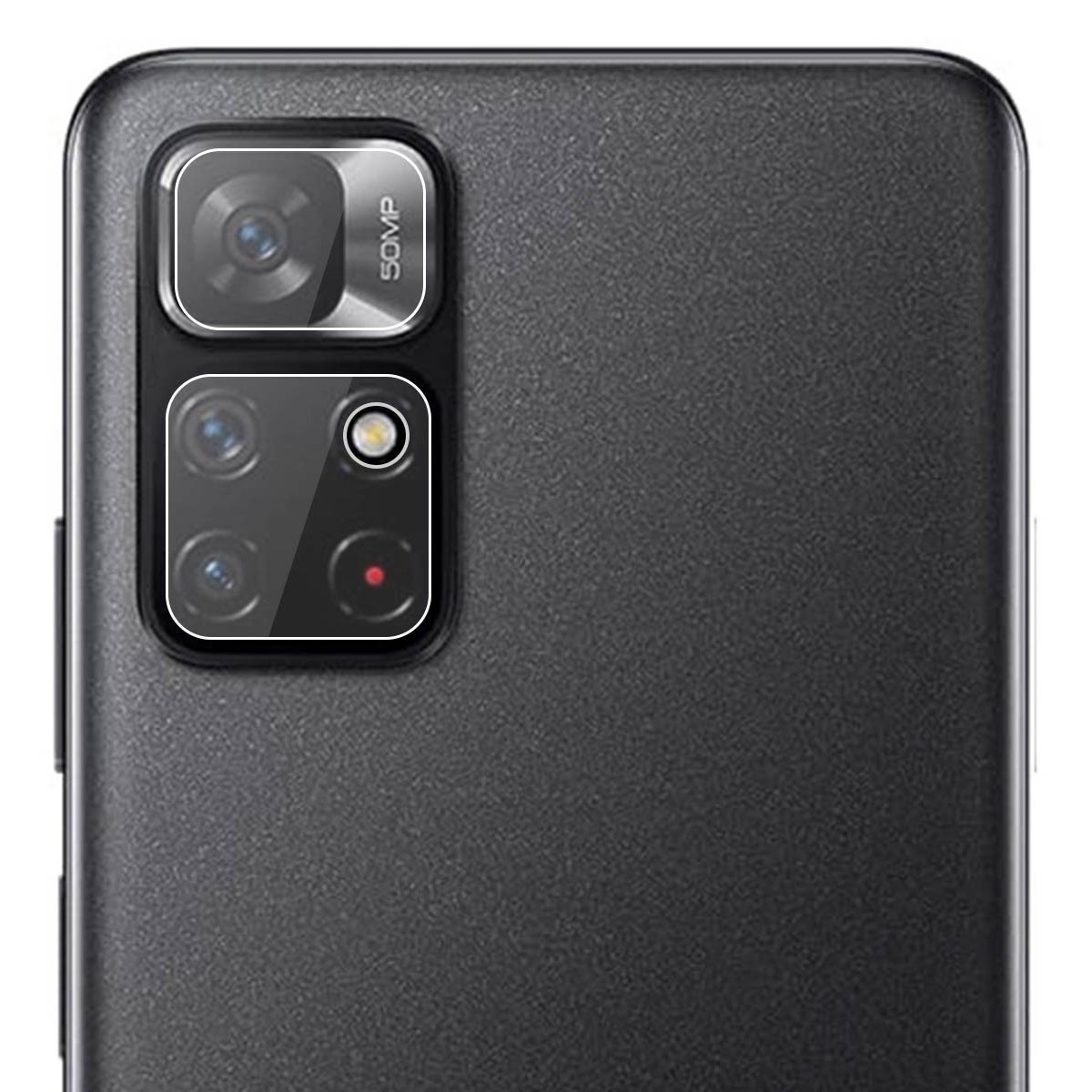 Protector Cristal Templado Cámara Trasera para Xiaomi Redmi Note 11s 5G Vidrio