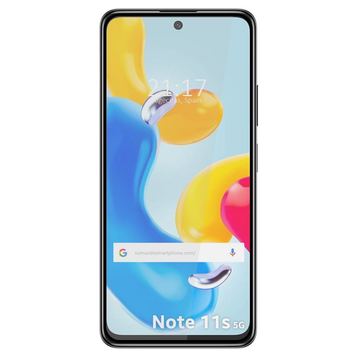 Protector Cristal Templado Completo 5D Full Glue Negro para Xiaomi Redmi Note 11s 5G Vidrio