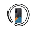 Personaliza tu Funda Colgante Transparente para Xiaomi Redmi Note 11s 5G con Cordon Negro Dibujo Personalizada