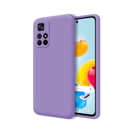 Funda Silicona Líquida Ultra Suave para Xiaomi Redmi Note 11s 5G Color Morada