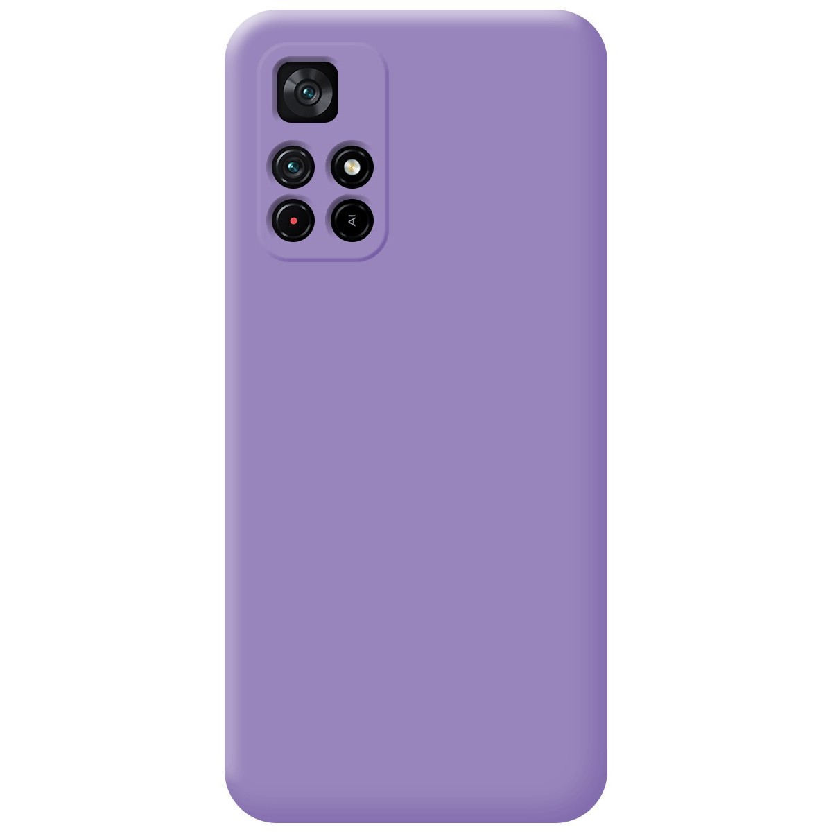 Funda Silicona Líquida Ultra Suave para Xiaomi Redmi Note 11s 5G Color Morada