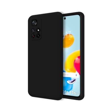 Funda Silicona Líquida Ultra Suave para Xiaomi Redmi Note 11s 5G Color Negra