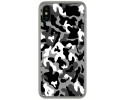Funda Gel Tpu para Iphone X / XS Diseño Snow Camuflaje Dibujos